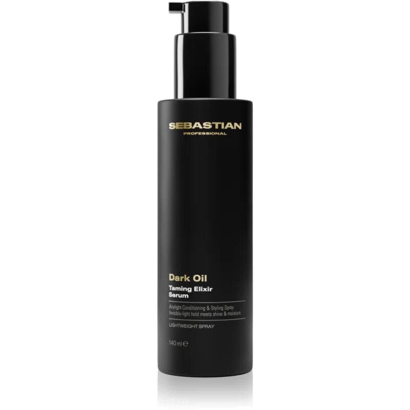 Sebastian Professional Dark Oil szérum a fénylő és selymes hajért 140 ml