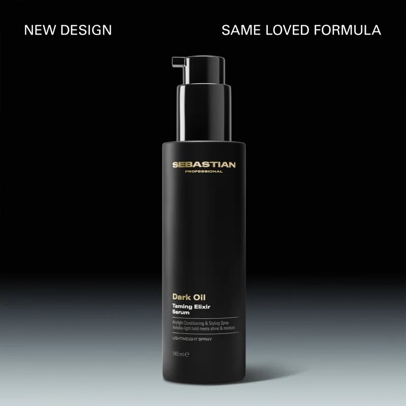 Sebastian Professional Dark Oil szérum a fénylő és selymes hajért 140 ml