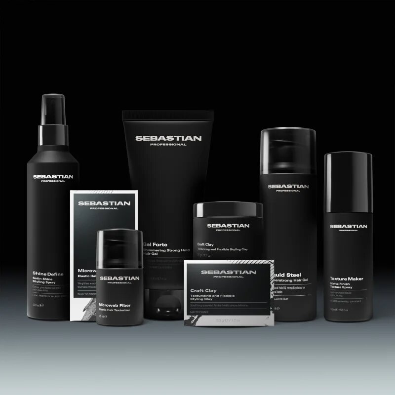 Sebastian Professional Liquid Steel styling gél a formáért és a fixálásért 140 ml
