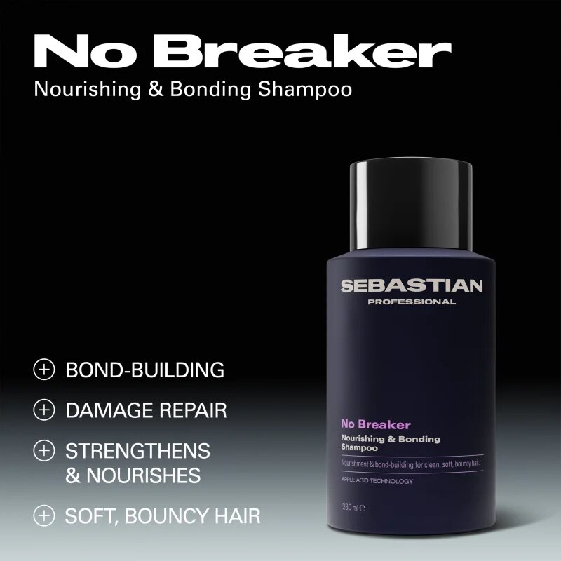 Sebastian Professional No.Breaker Bonding Shampoo tápláló sampon a haj megerősítésére 1000 ml