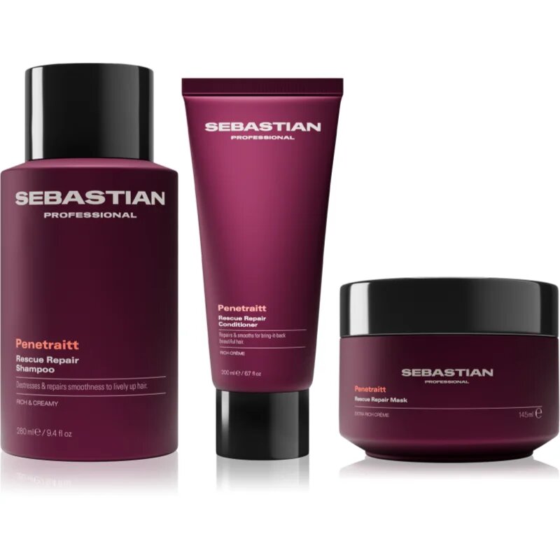 Sebastian Professional Penetraitt Bundle szett sérült vegyileg kezelt hajra