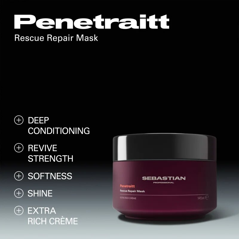 Sebastian Professional Penetraitt maszk sérült vegyileg kezelt hajra 145 ml