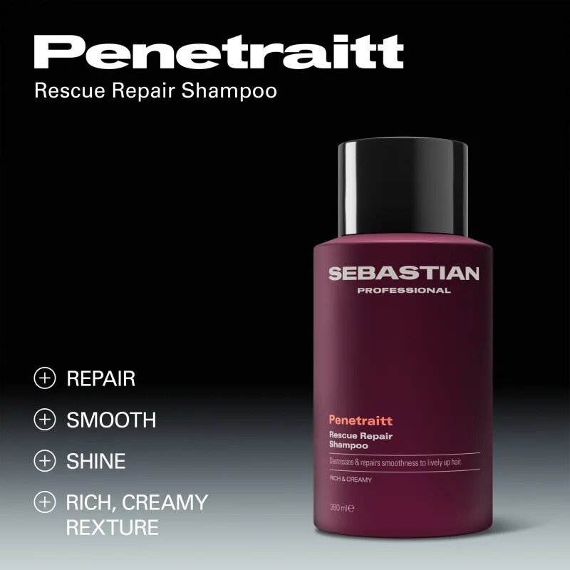 Sebastian Professional Penetraitt sampon sérült vegyileg kezelt hajra 1000 ml