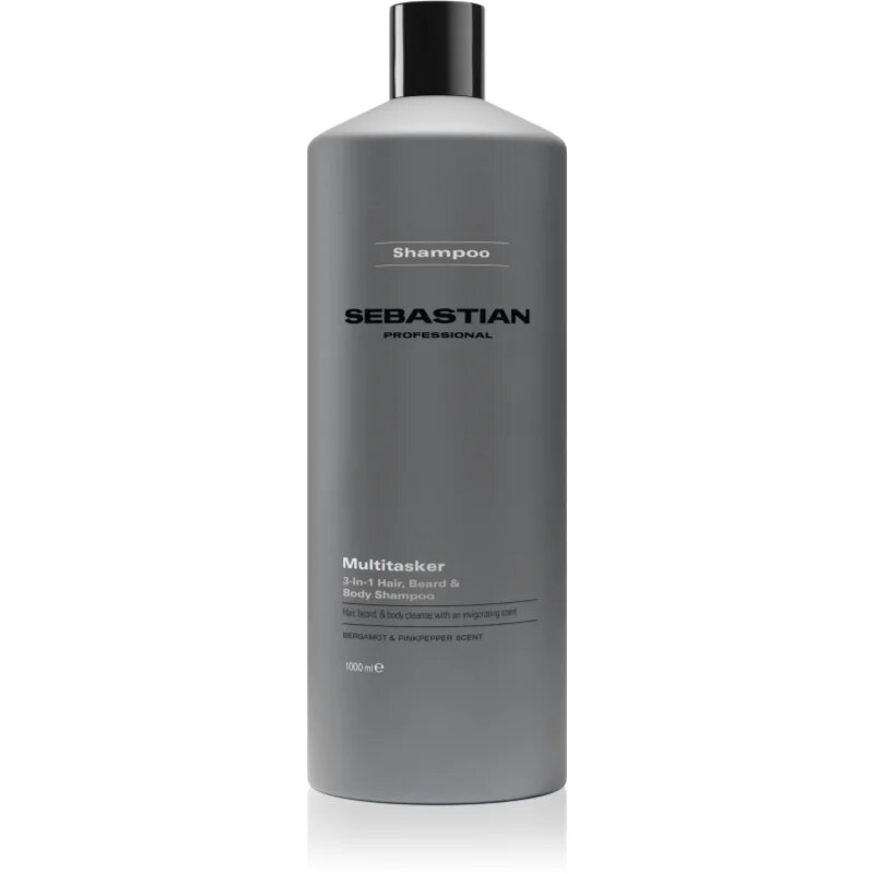 Sebastian Professional SEB MAN The Multi-tasker sampon hajra szakállra és testre 1000 ml
