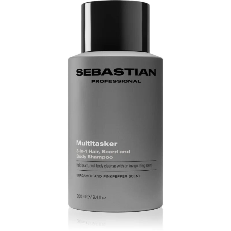 Sebastian Professional SEB MAN The Multi-tasker sampon hajra szakállra és testre 280 ml