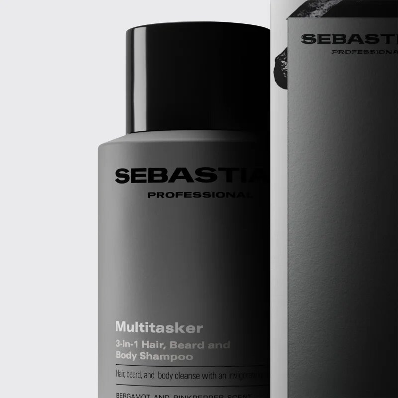Sebastian Professional SEB MAN The Multi-tasker sampon hajra szakállra és testre 280 ml