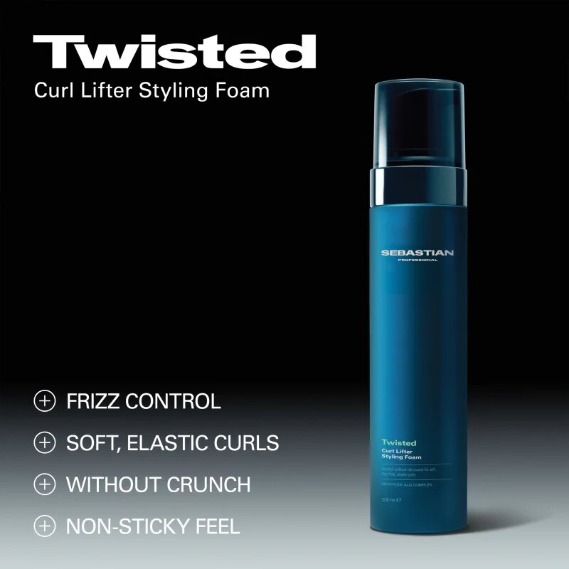 Sebastian Professional Twisted hajformázó hab a hullámos és göndör hajra 200 ml