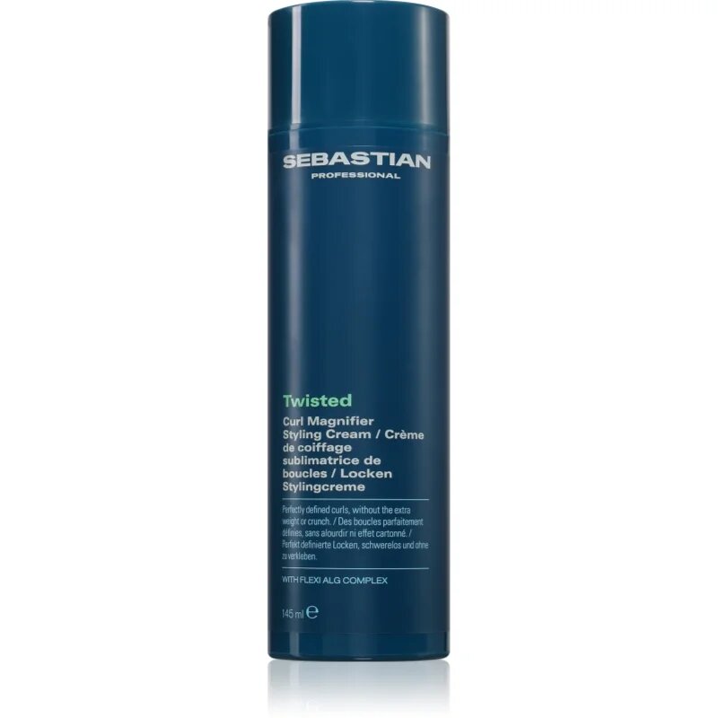 Sebastian Professional Twisted krém a hullámos és rakoncátlan hajra a selymes hatásért 145 ml