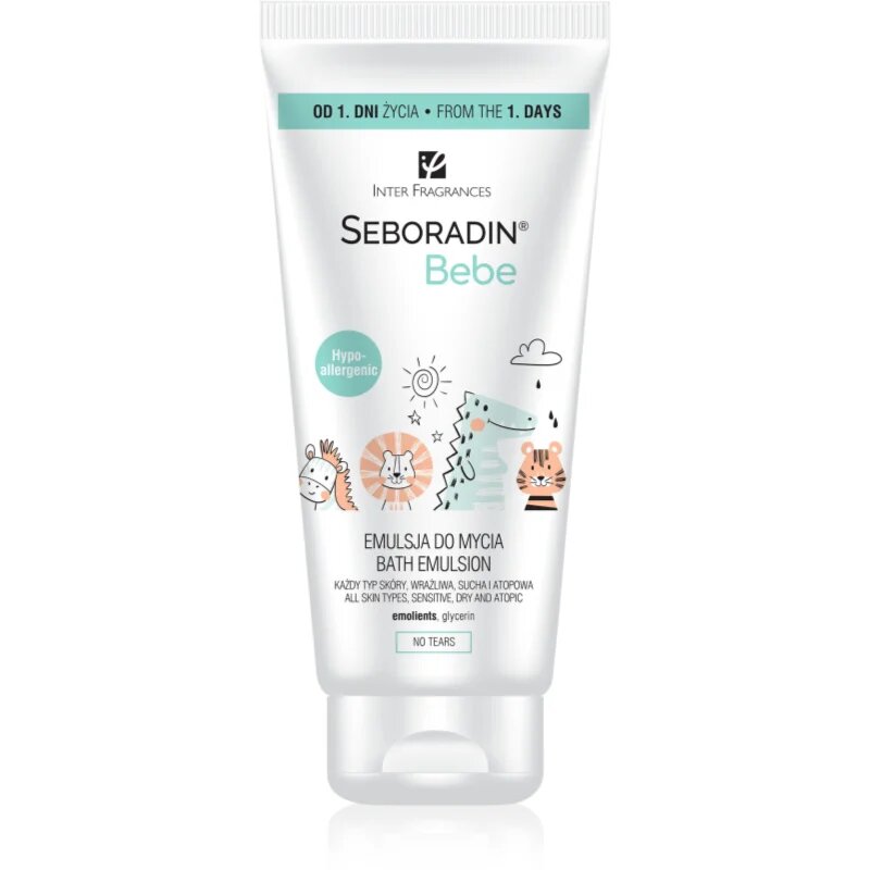 Seboradin Bebe fürdő emulzió gyermekeknek születéstől kezdődően 200 ml