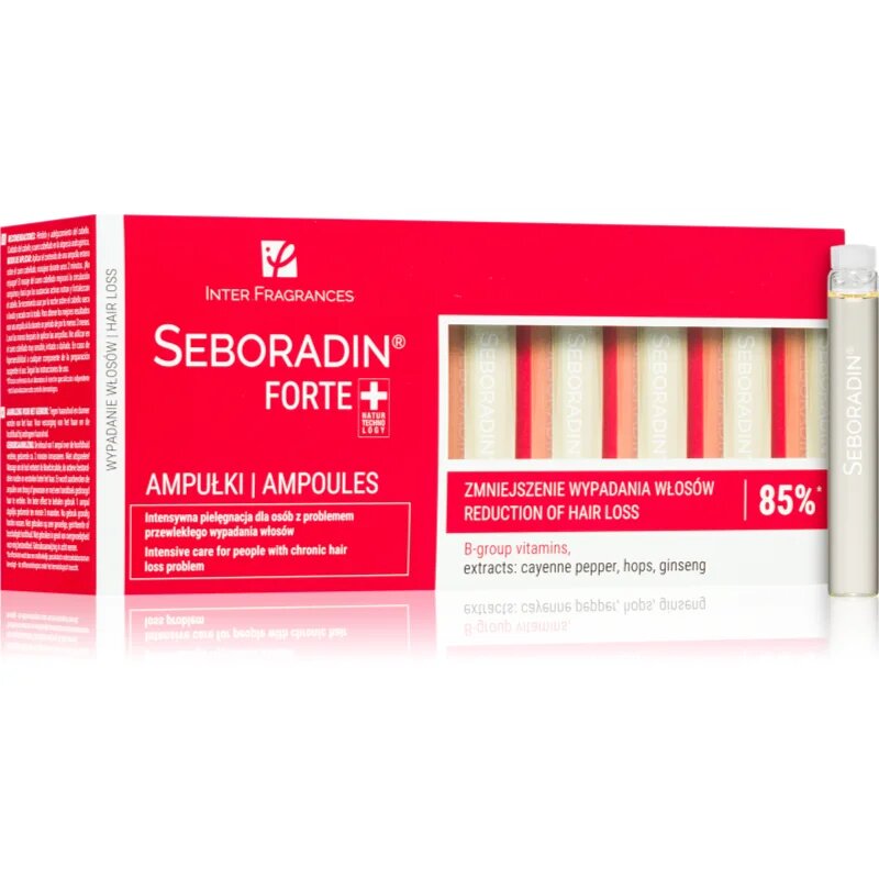 Seboradin Forte Plus ampulla hajhullás ellen 14x5.5 ml