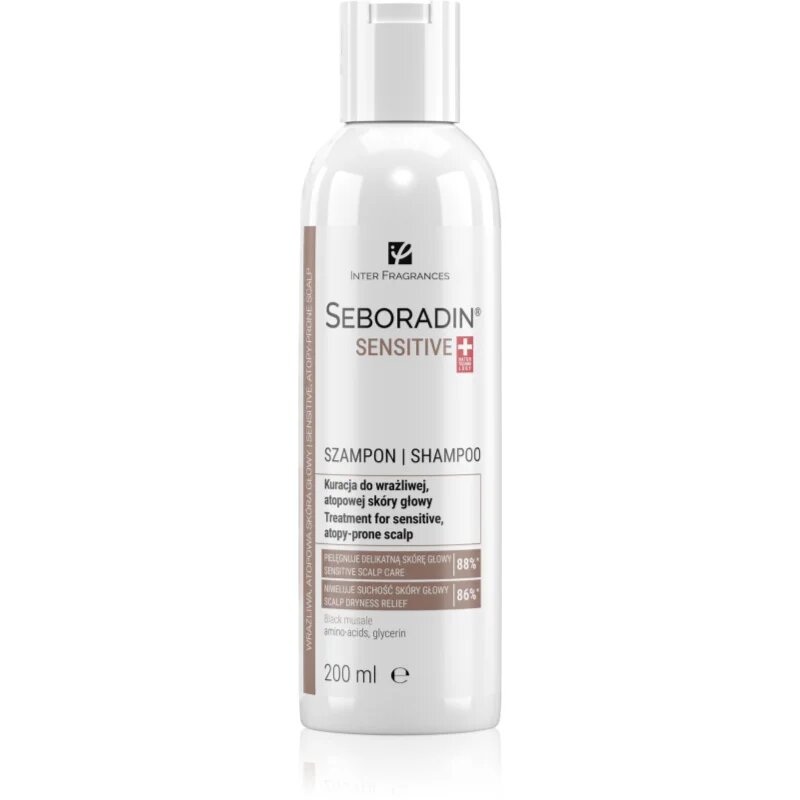 Seboradin Sensitive finom állagú sampon érzékeny fejbőrre 200 ml