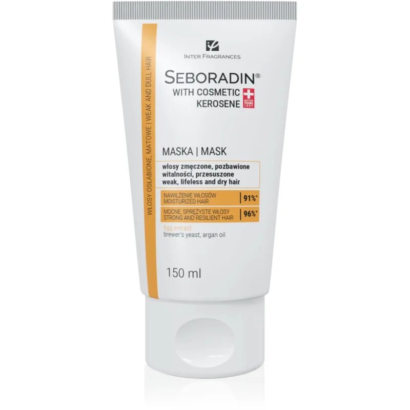 Seboradin With Cosmetic Kerosene maszk az erős és fénylő hajért 150 ml