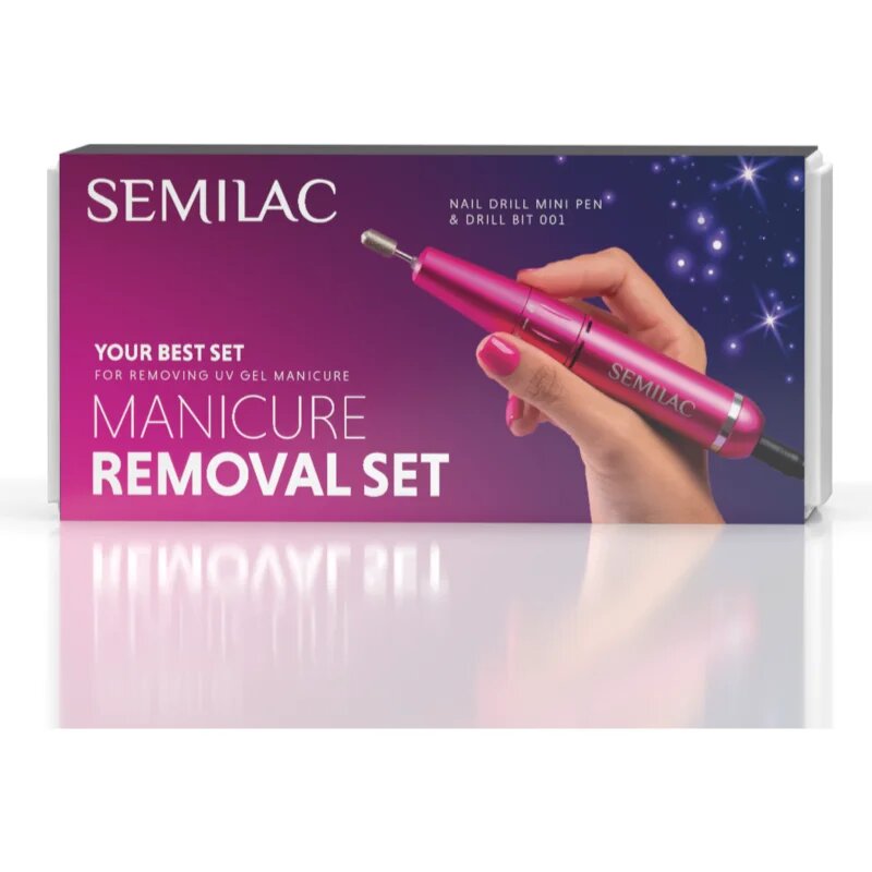 Semilac Set Manicure Removal körömcsiszoló hozzávalókkal