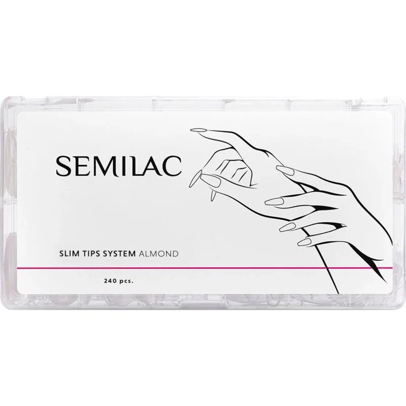 Semilac Slim Tips System műköröm típus 240 db
