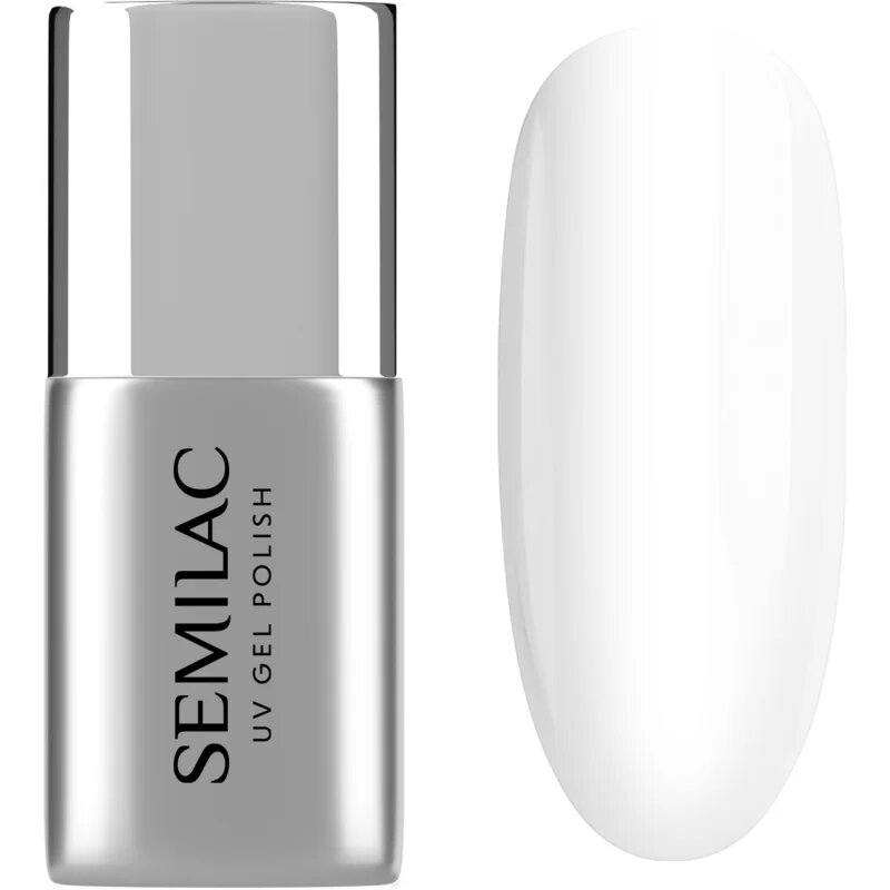 Semilac UV Gel Top No Wipe Real Color fényvédő fedő zselés lakk 7 ml