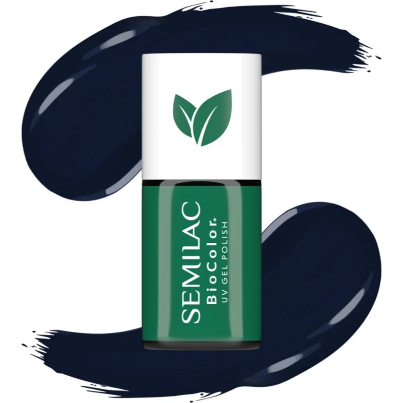 Semilac UV Hybrid BioColor gél körömlakk UV / LED-es lámpákhoz árnyalat 725 Dark Berry 7 ml