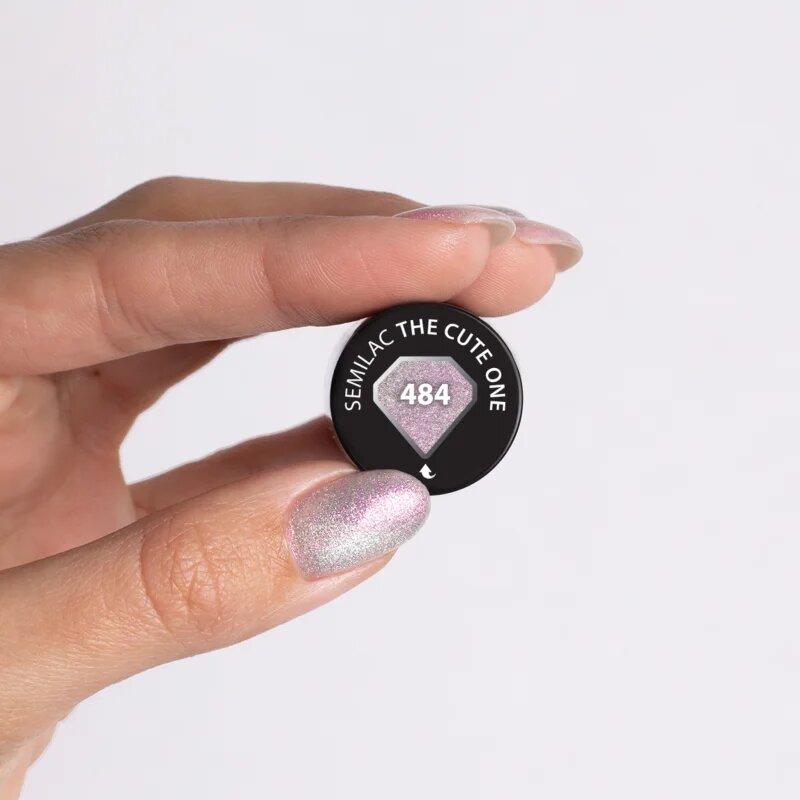 Semilac UV Hybrid Brides Babes gél körömlakk UV / LED-es lámpákhoz árnyalat 484 The Cute One 7 ml