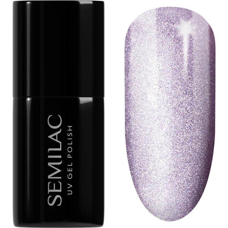Semilac UV Hybrid Gloss GALA gél körömlakk UV / LED-es lámpákhoz árnyalat 664 Lilac Gloss 7 ml