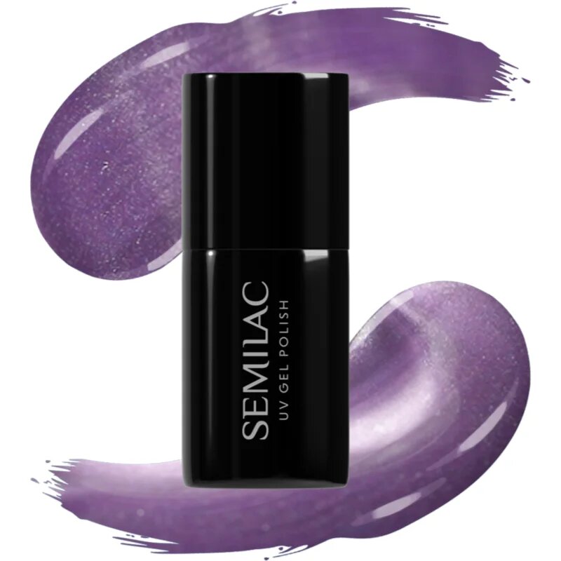 Semilac UV Hybrid Gloss GALA gél körömlakk UV / LED-es lámpákhoz árnyalat 664 Lilac Gloss 7 ml