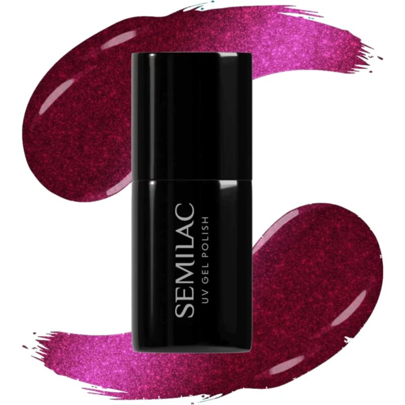 Semilac UV Hybrid Silk Effect gél körömlakk UV / LED-es lámpákhoz árnyalat 468 Pink Cosy Essential 7 ml