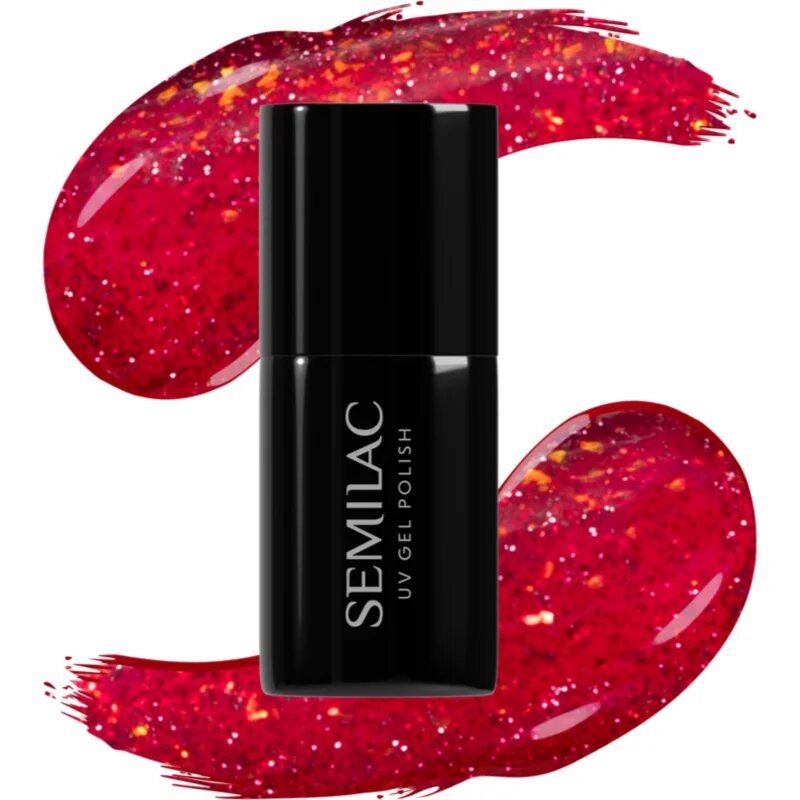 Semilac UV Hybrid Winter Collection gél körömlakk UV / LED-es lámpákhoz árnyalat 609 Snow Berries 7 ml