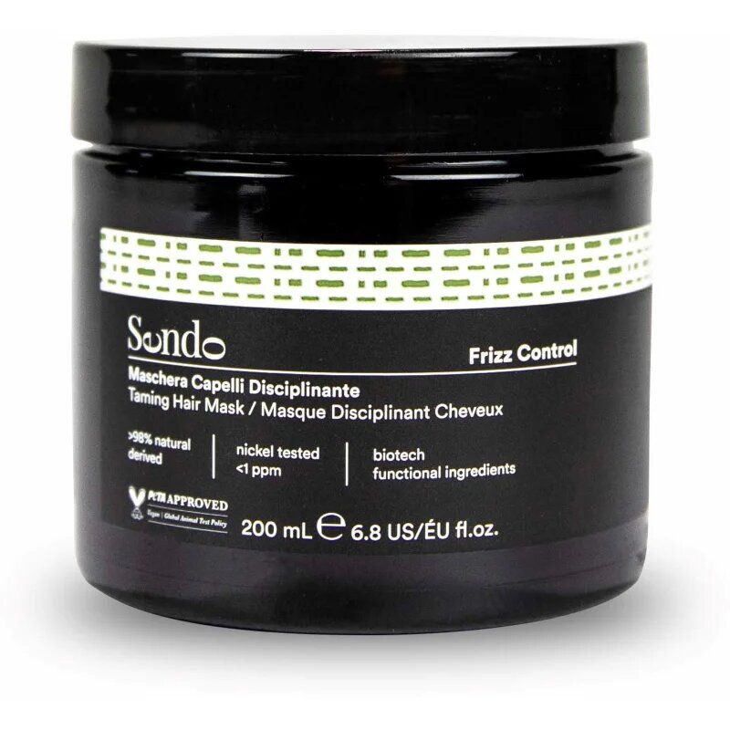 Sendo Frizz Contol Taming Hair Mask kisimító maszk a rakoncátlan és töredezett hajra 200 ml