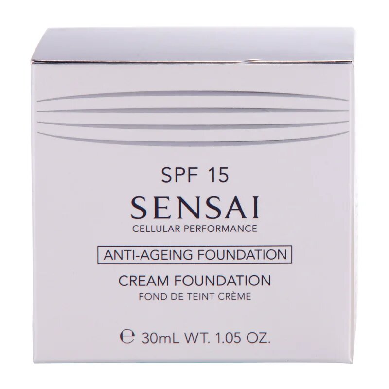 Sensai Cellular Performance Cream Foundation krémalapozó SPF 15 árnyalat CF 13 Warm Beige 30 ml