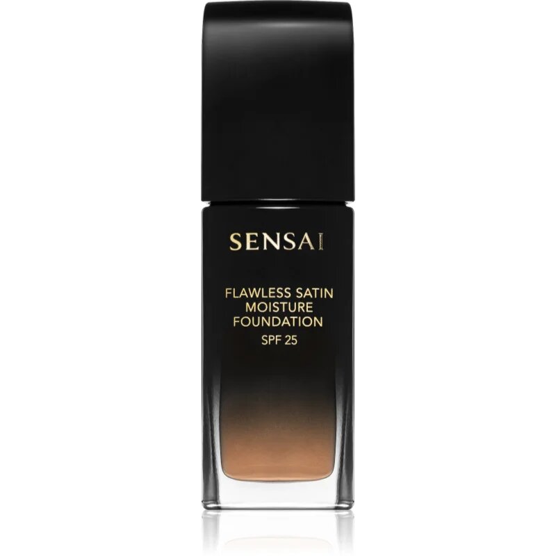 Sensai Flawless Satin Moisture Foundation folyékony make-up SPF 25 árnyalat 206 Brown Beige 30 ml