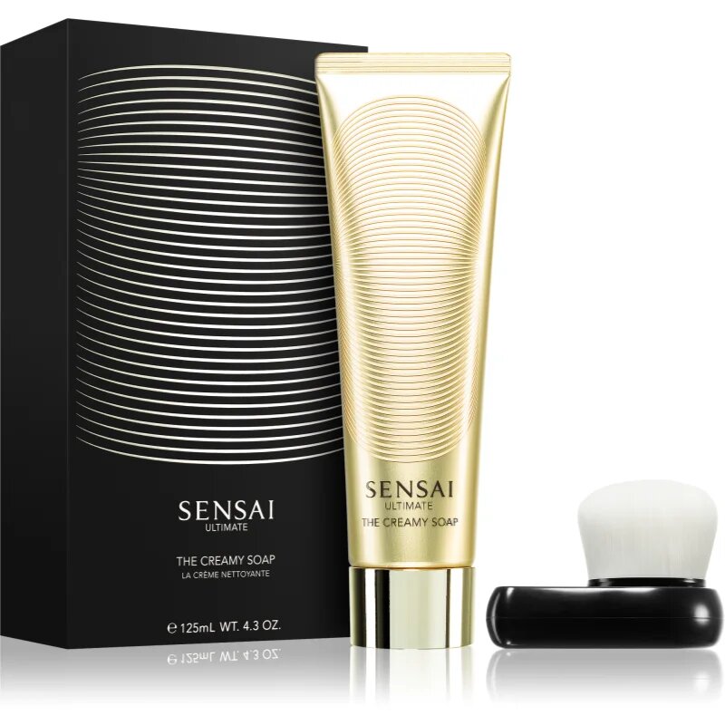 Sensai Ultimate The Creamy Soap krémes szappan kefével 125 ml
