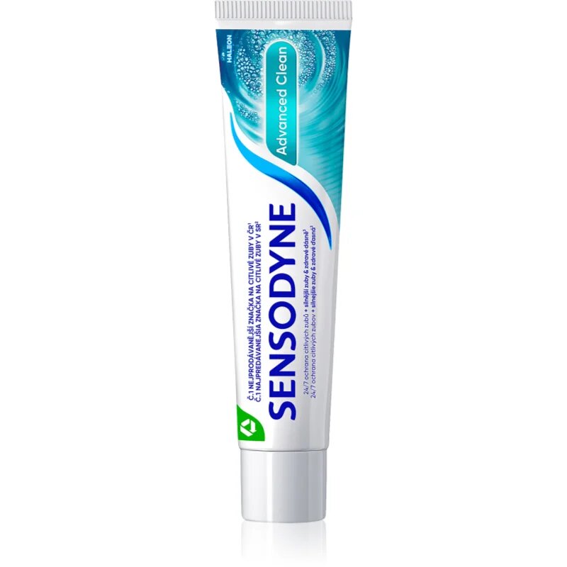 Sensodyne Advanced Clean fluoridos fogkrém a fogak teljes védelméért 75 ml