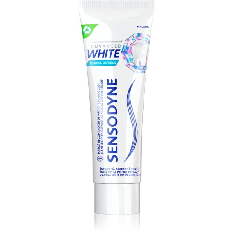 Sensodyne Advanced White Enamel Defence fehérítő fogkrém 75 ml