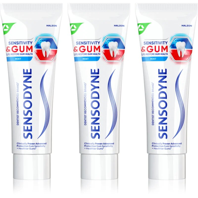 Sensodyne Sensitivity & Gum fogkrém érzékeny fogakra Mint 3x75 ml