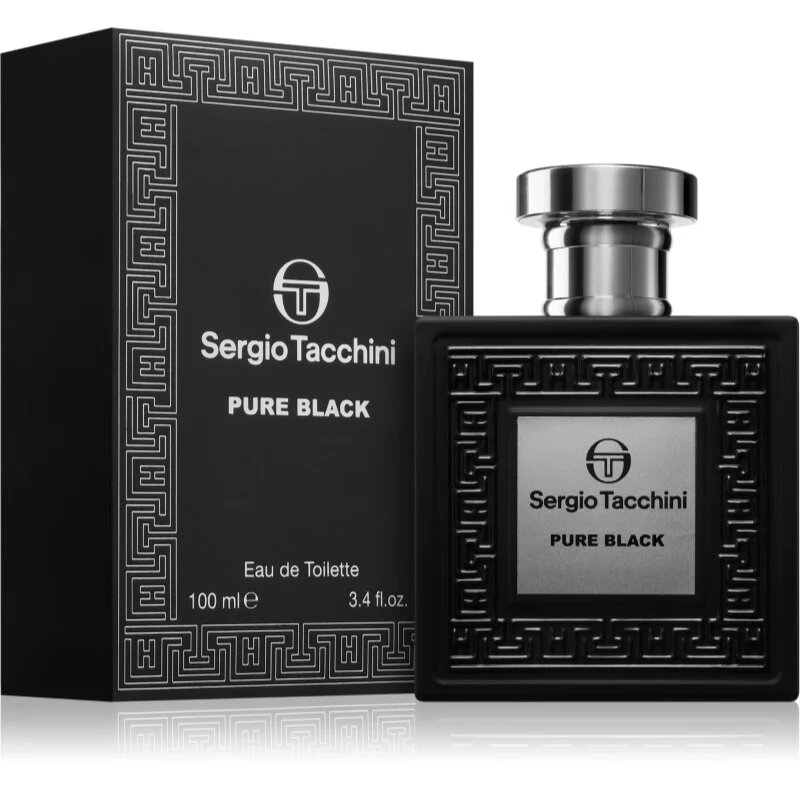 Sergio Tacchini Pure Black Eau de Toilette uraknak 100 ml