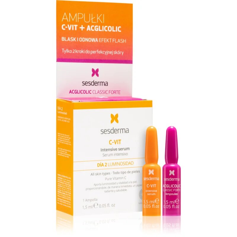Sesderma C-Vit + Aglicolic Classic Forte takarékos kiszerelés hölgyeknek