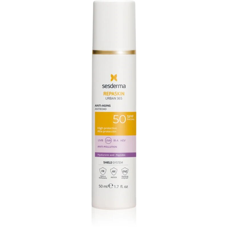 Sesderma Repaskin Urban 365 Anti-Aging napozókrém arcra öregedés ellen 50 ml