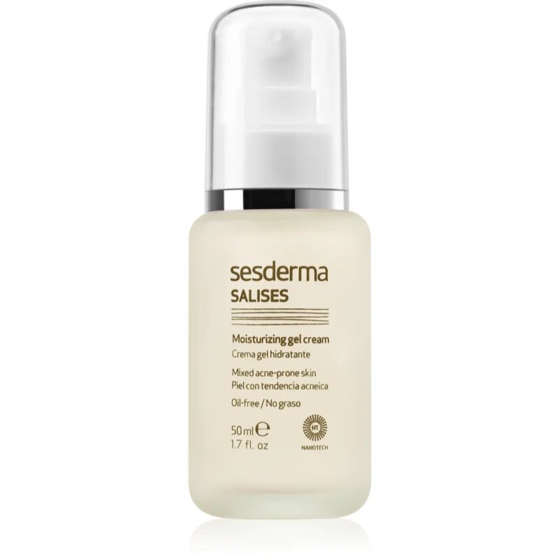 Sesderma Salises hidratáló géles krém az aknéra hajlamos zsíros bőrre 50 ml
