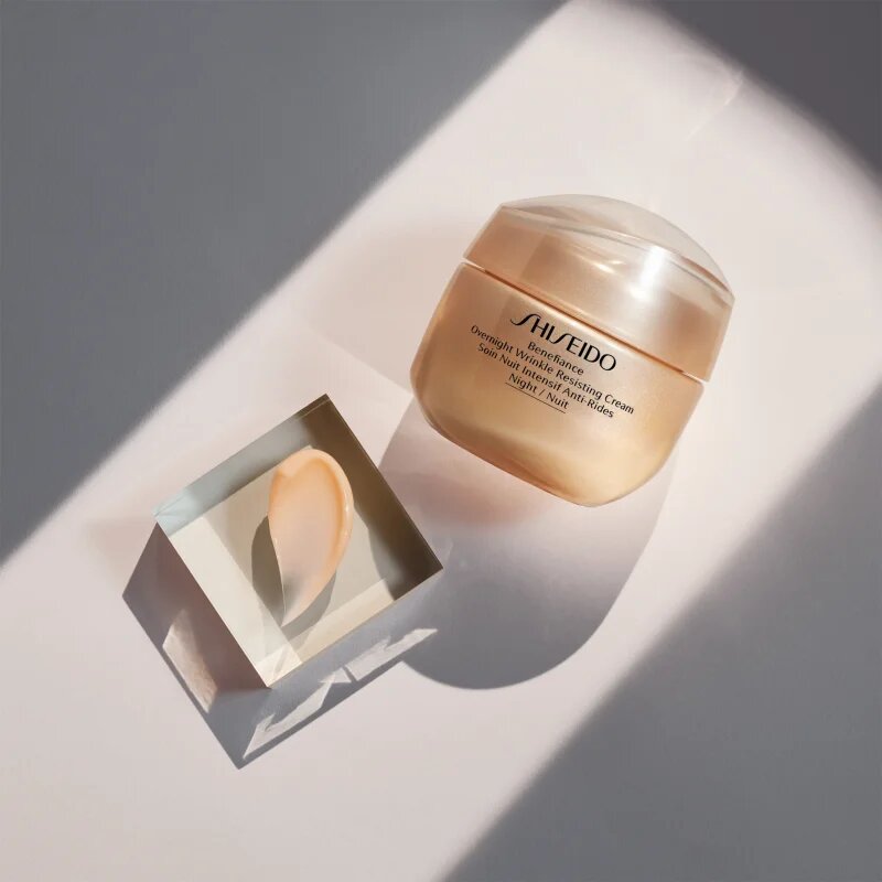 Shiseido Benefiance Overnight Wrinkle Resist Cream éjszakai krém a ráncok ellen 50 ml