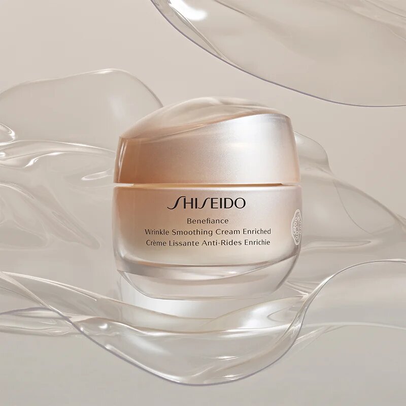 Shiseido Benefiance Wrinkle Smoothing Cream Enriched nappali és éjszakai krém ráncok ellen száraz bőrre 50 ml