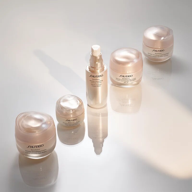 Shiseido Benefiance Wrinkle Smoothing Day Cream nappali krém a ráncok ellen SPF 25 50 ml