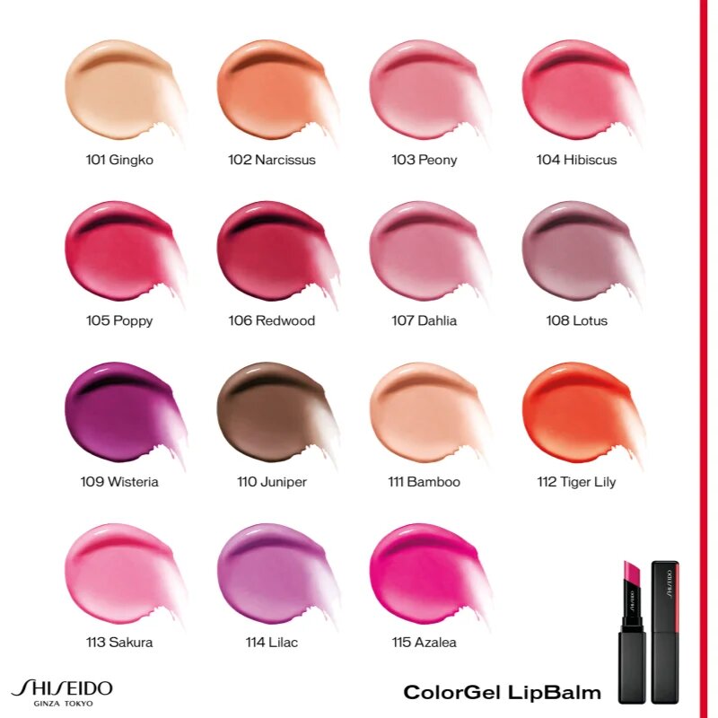 Shiseido ColorGel LipBalm tonizáló ajakbalzsam hidratáló hatással árnyalat 113 Sakura 2 g