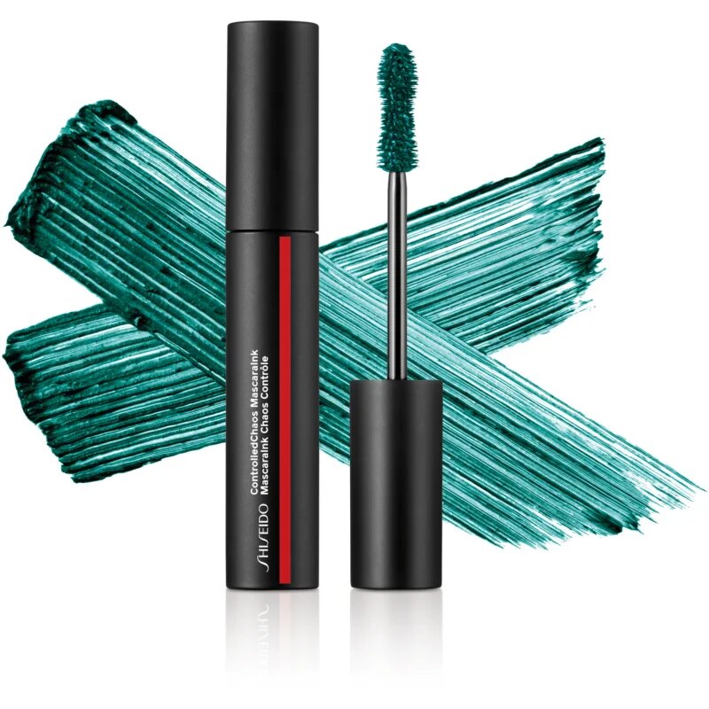 Shiseido ControlledChaos MascaraInk dúsító szempillaspirál árnyalat 04 Emerald Energy 11.5 ml