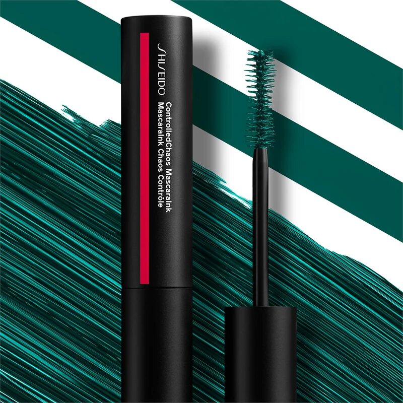 Shiseido ControlledChaos MascaraInk dúsító szempillaspirál árnyalat 04 Emerald Energy 11.5 ml
