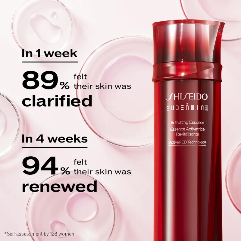 Shiseido Eudermine Activating Essence revitalizáló tonikum hidratáló hatással utántöltő 145 ml