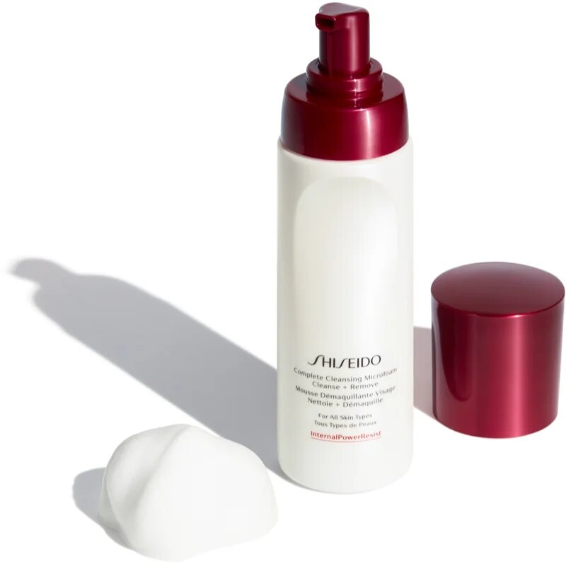 Shiseido Generic Skincare Complete Cleansing Micro Foam tisztító és szemlemosó hab hidratáló hatással 180 ml