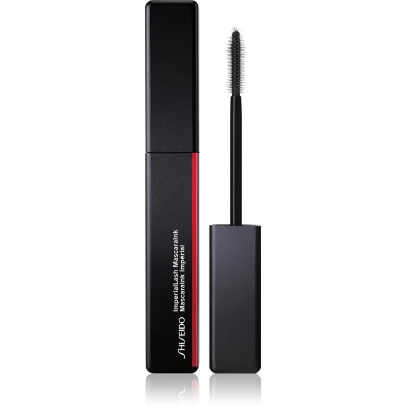 Shiseido ImperialLash MascaraInk dúsító hosszabbító szempillaspirál mely szétválasztja a pillákat árnyalat 01 Sumi Black 8.5 g