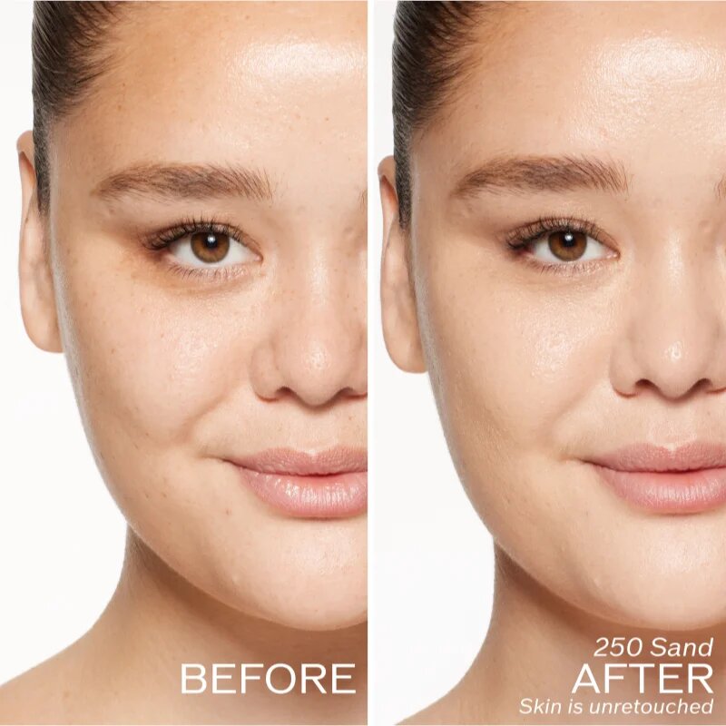 Shiseido Revitalessence Skin Glow Foundation könnyű alapozó világosító hatással SPF 30 árnyalat Sand 30 ml