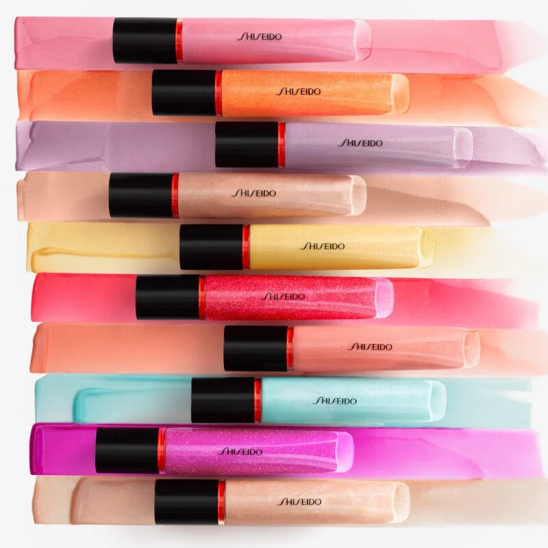 Shiseido Shimmer GelGloss csillogó ajakfény hidratáló hatással árnyalat 07 Shin Ku Red 9 ml
