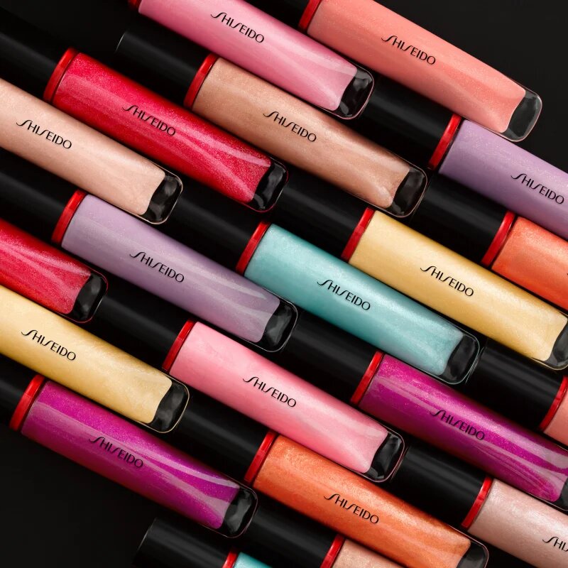 Shiseido Shimmer GelGloss csillogó ajakfény hidratáló hatással árnyalat 07 Shin Ku Red 9 ml