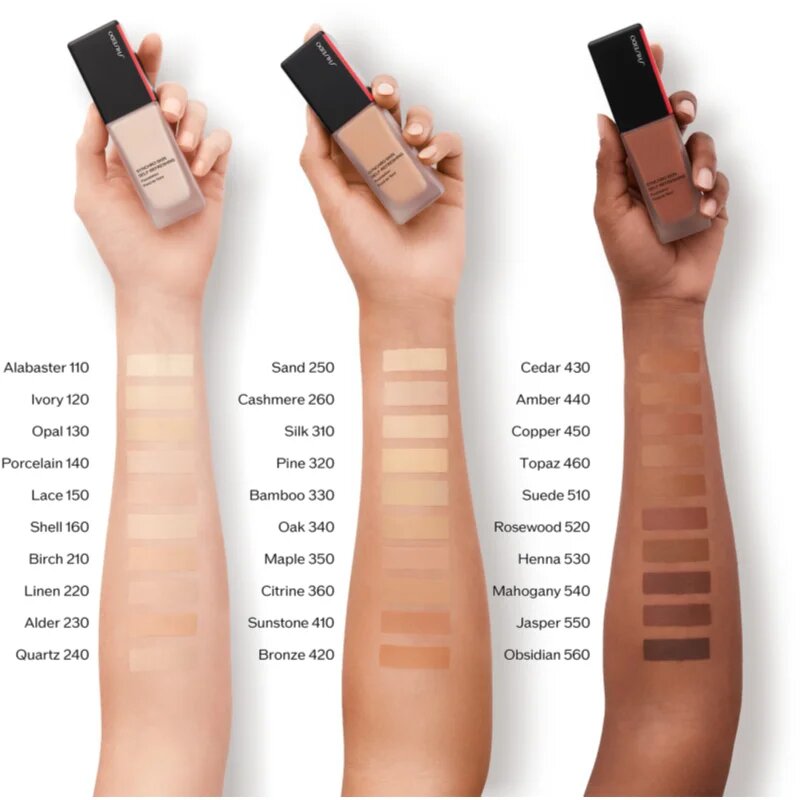 Shiseido Synchro Skin Self-Refreshing Foundation Advanced tartós alapozó SPF 30 árnyalat 110 Alabaster 30 ml