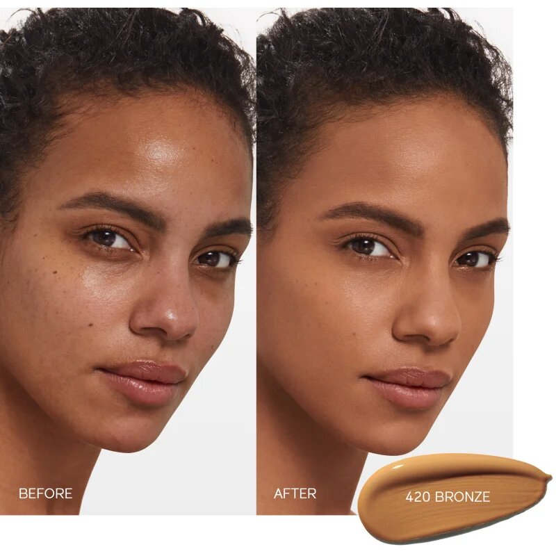Shiseido Synchro Skin Self-Refreshing Foundation Advanced tartós alapozó SPF 30 árnyalat 420 Bronze 30 ml